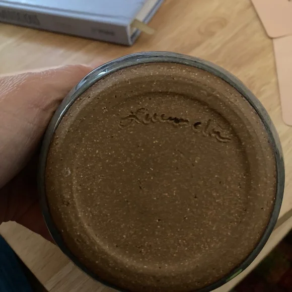 Angel pottery votive - Picture 3 of 6